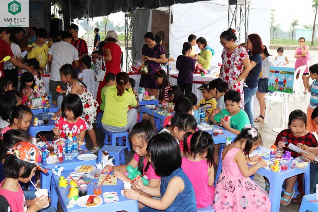 trò chơi tô tượng tại vạn phúc city thủ đức